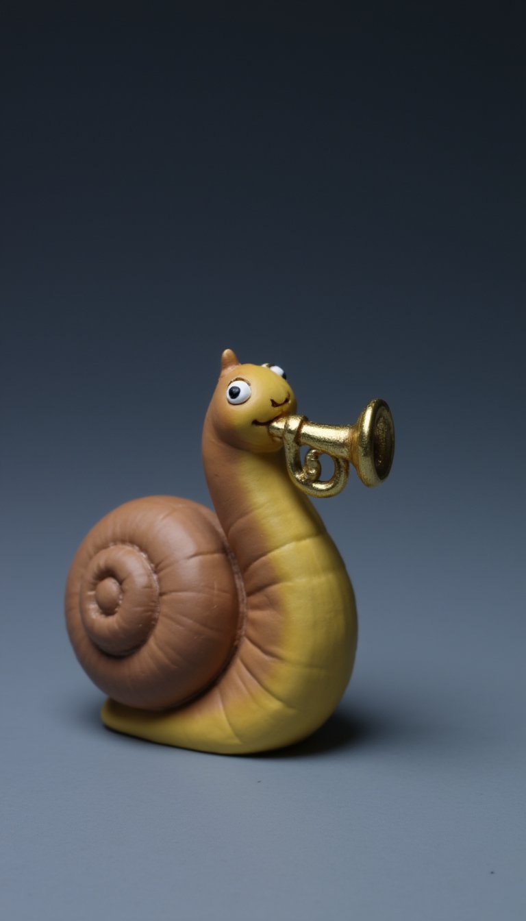9. A Slug Playing a Tiny Trumpet