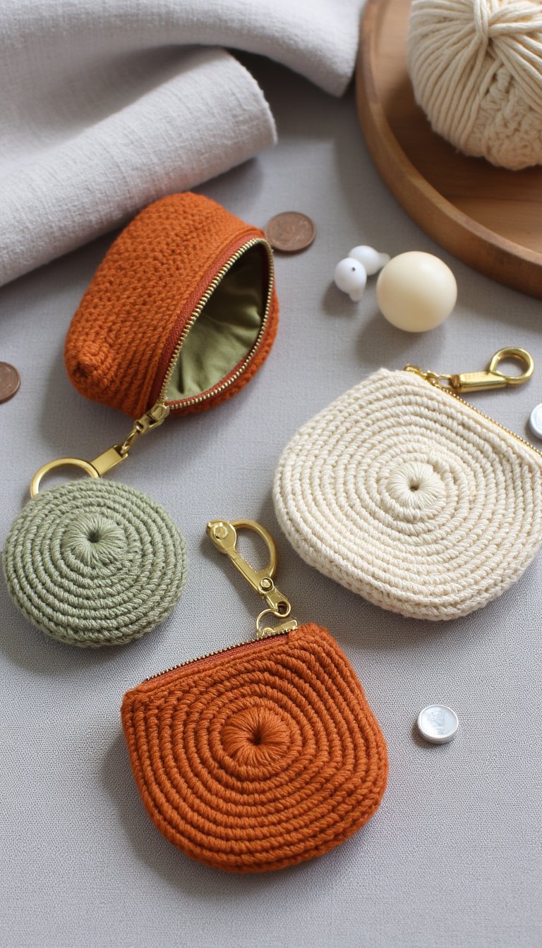 6. Adorable Coin Purses or Keychain Pouches