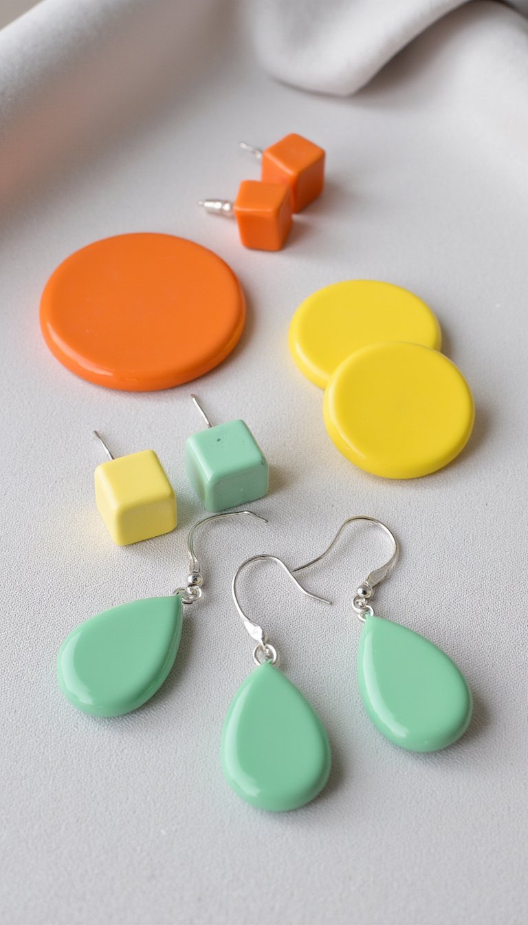 7. Playful Candy-Colored Dangles