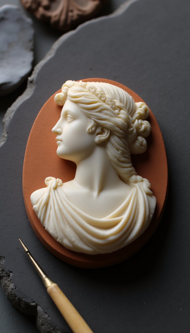 1. Intricate Cameo Carvings