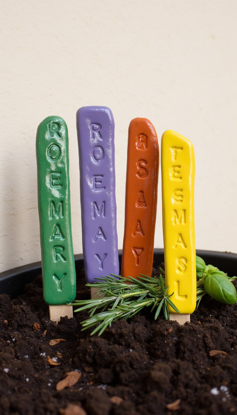 16. Herb Markers for Your Garden