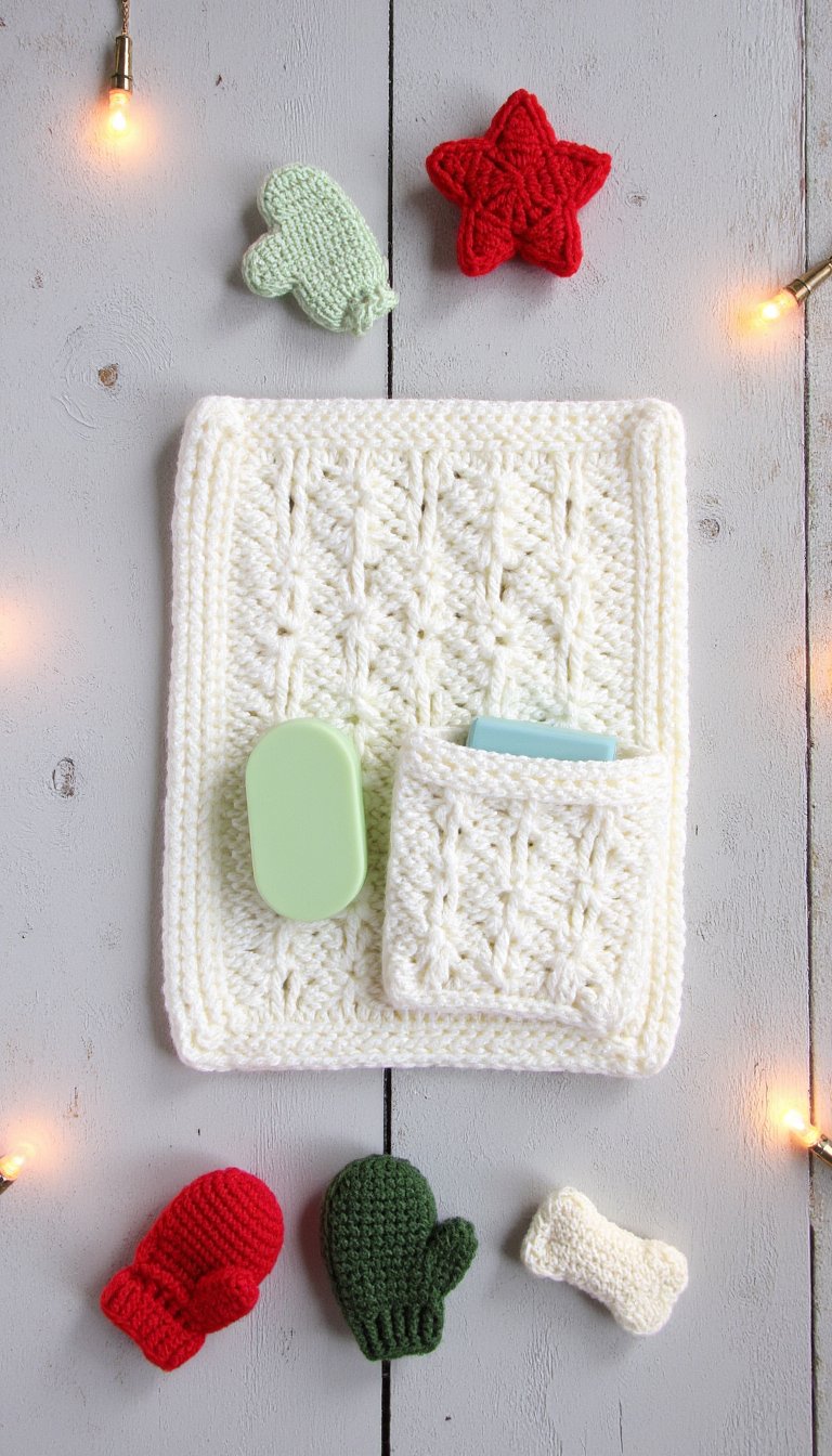 9. Textured Dishcloth & Soap Saver Set