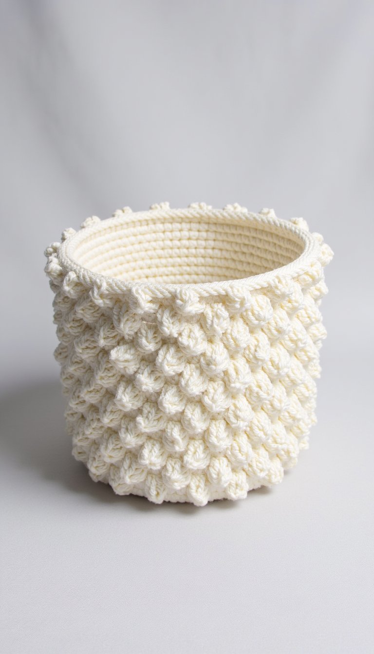 6. The Modern Crochet Basket