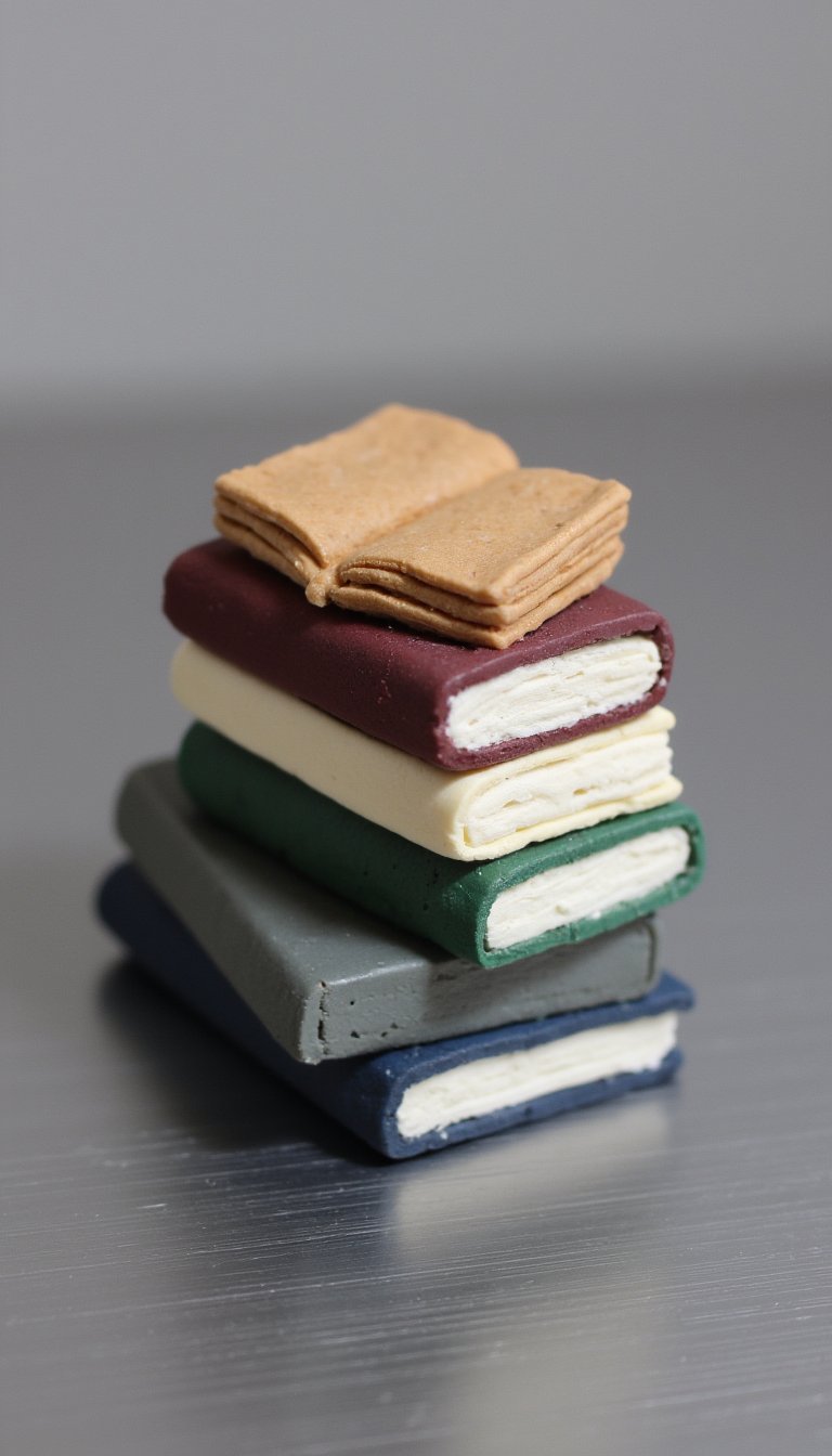 8. A Miniature Book Stack