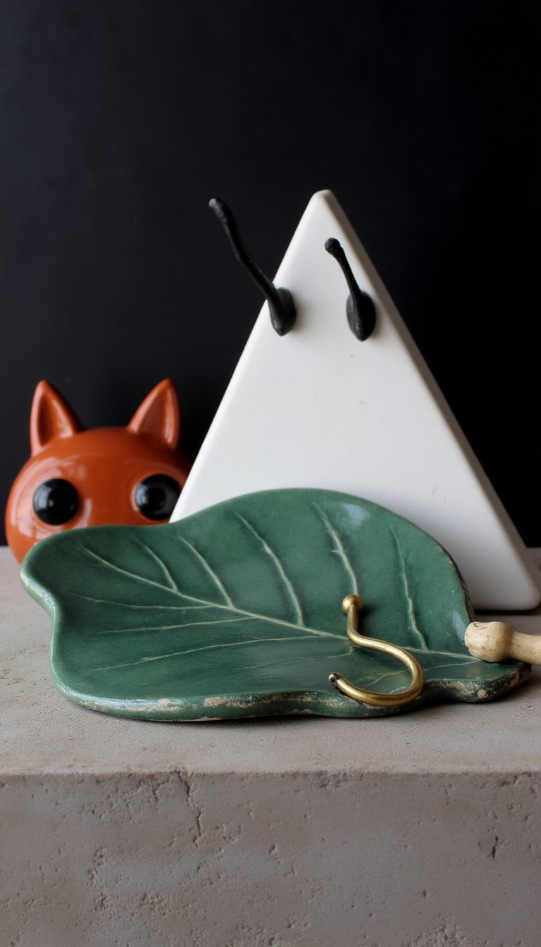 4. Modern Wall Hooks & Key Holders