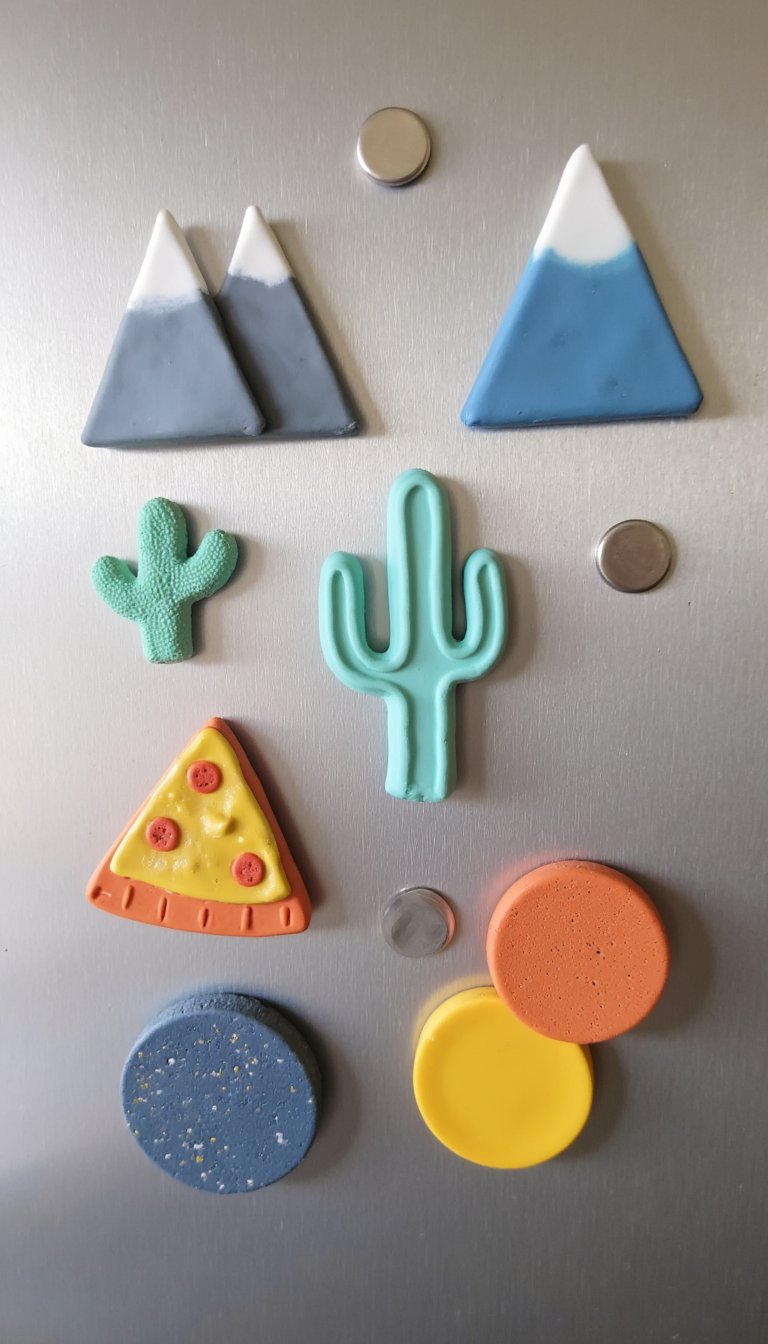 13. Clay Magnets for Your Fridge Gallery