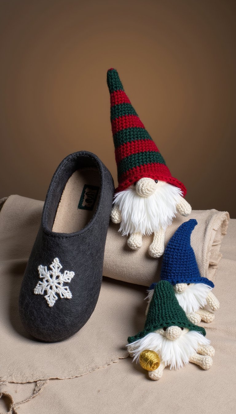 4. Felted Wool Slippers