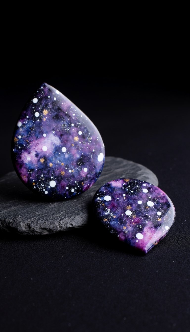 13. Galaxy-Themed Ornaments