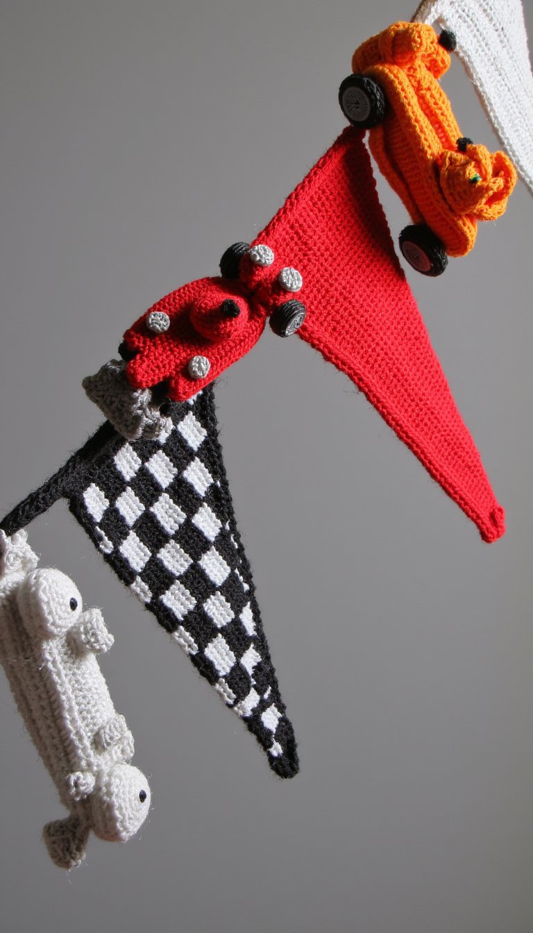 12. Crochet Bunting for Race Day