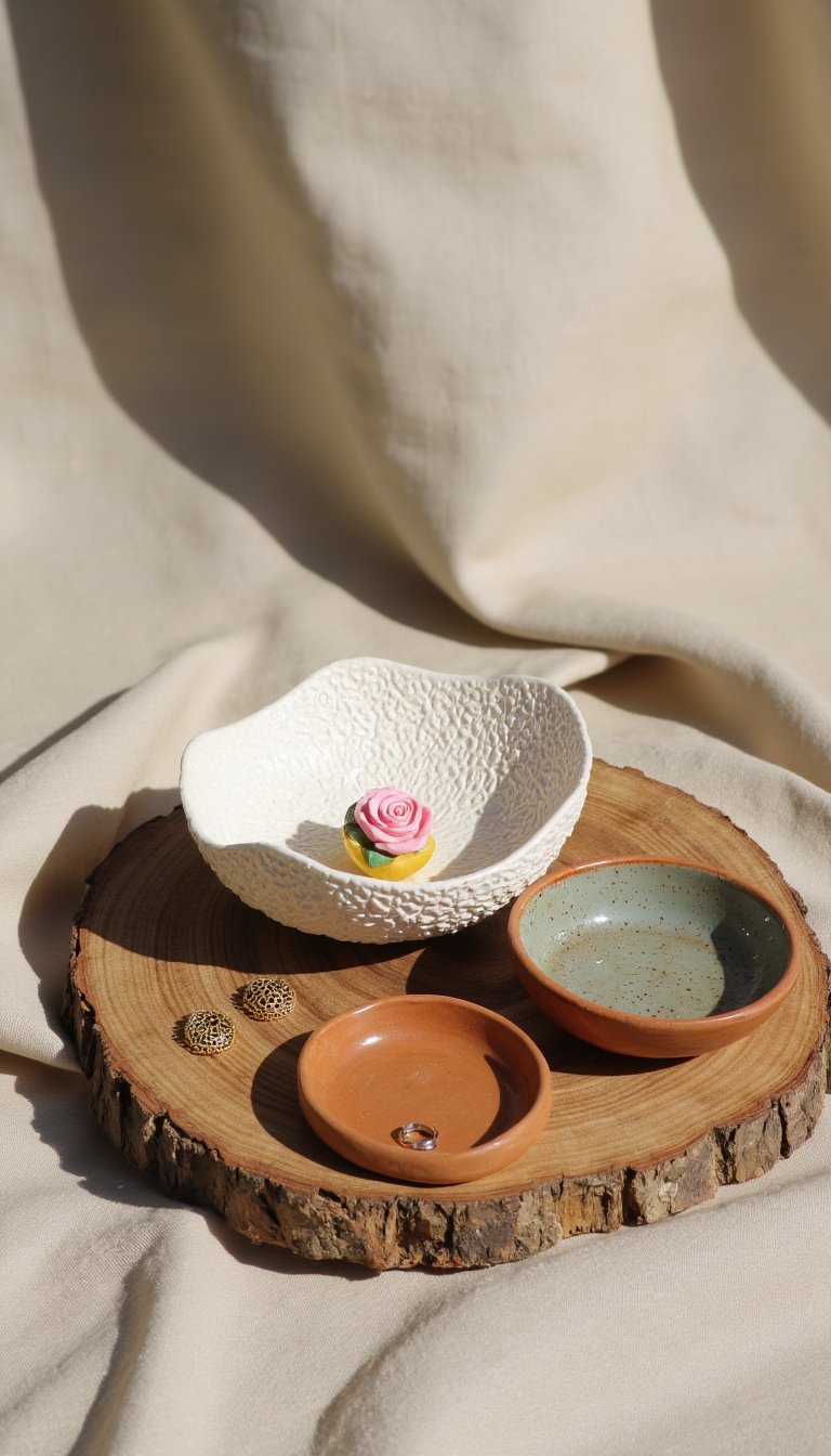 14. Jewelry Dishes with a Twist