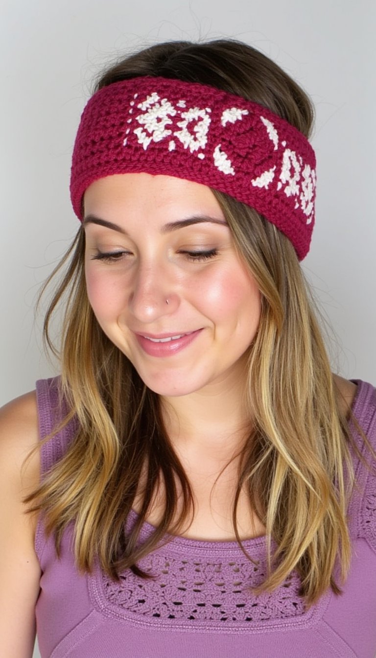 7. A Bohemian-Inspired Headband