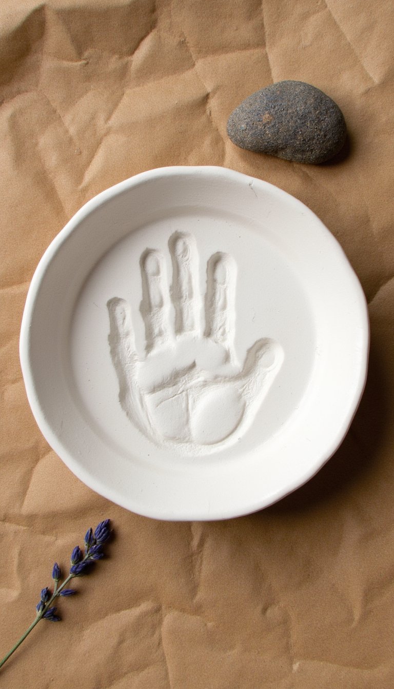25. Hand-Print Keepsake Dish
