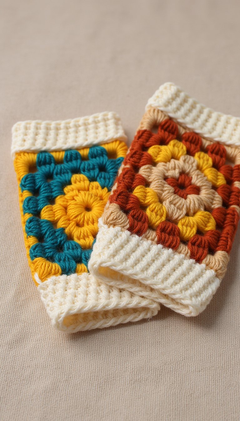 10. Cozy Fingerless Gloves (Granny Mitts)