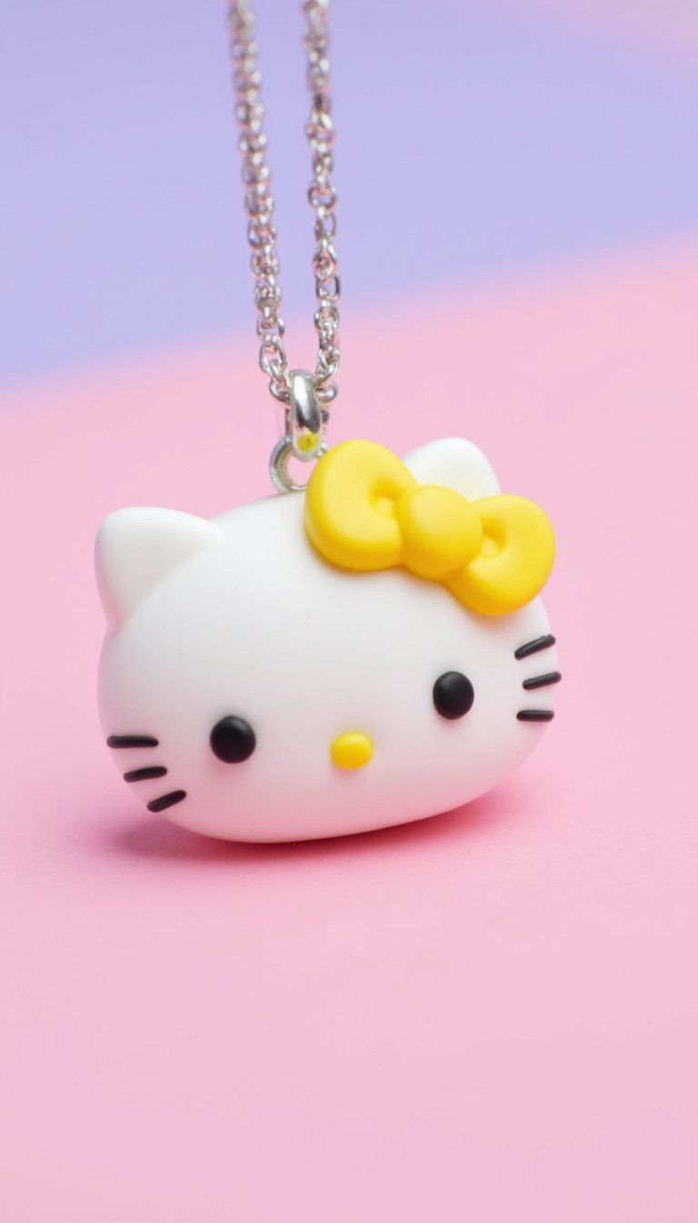 4. Hello Kitty Pendant for a Necklace