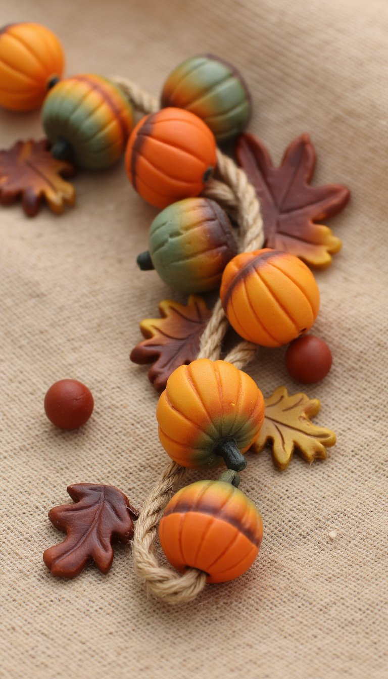 8. Fall Garland Beads