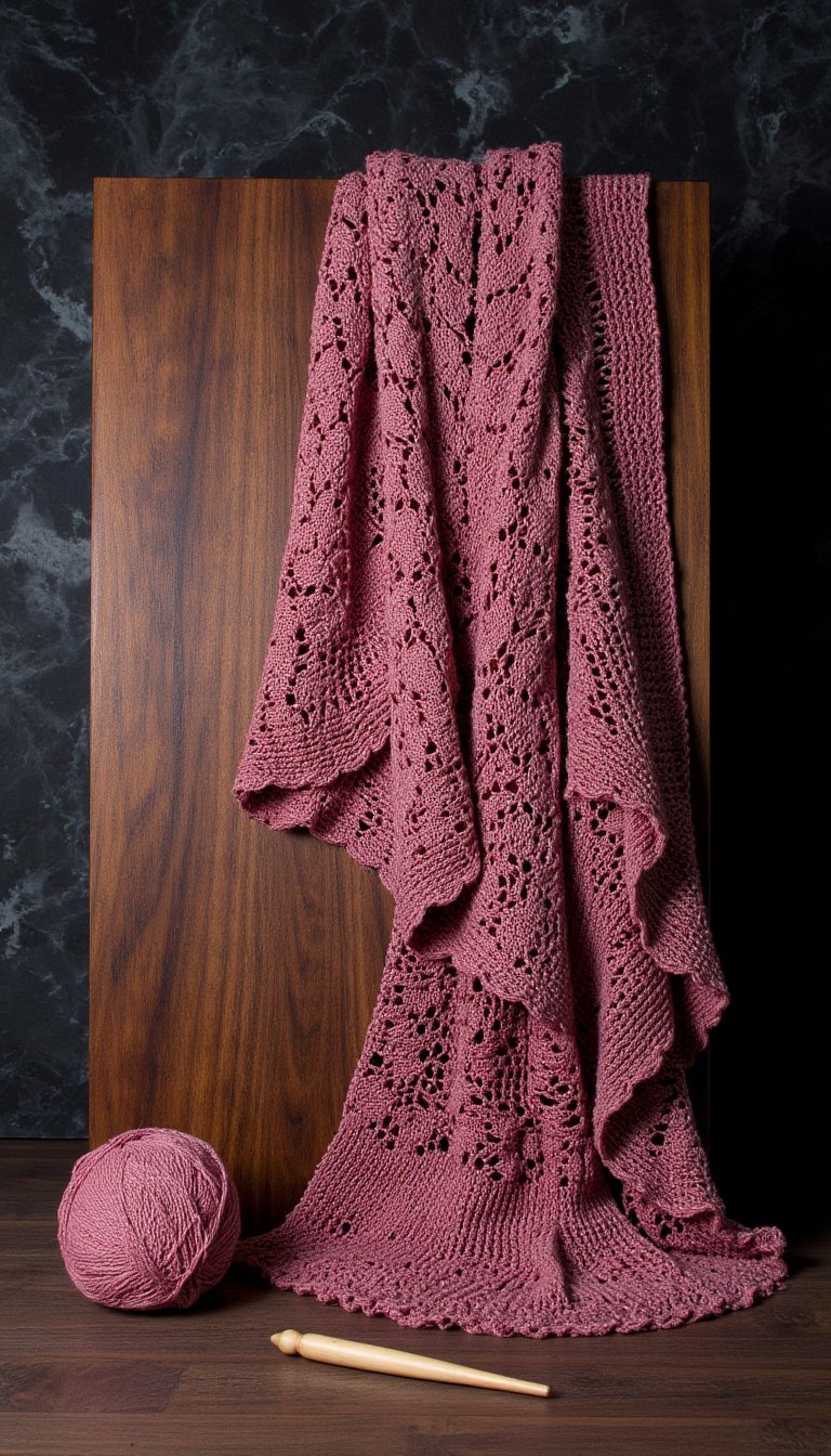 2. An Elegant Lace Shawl