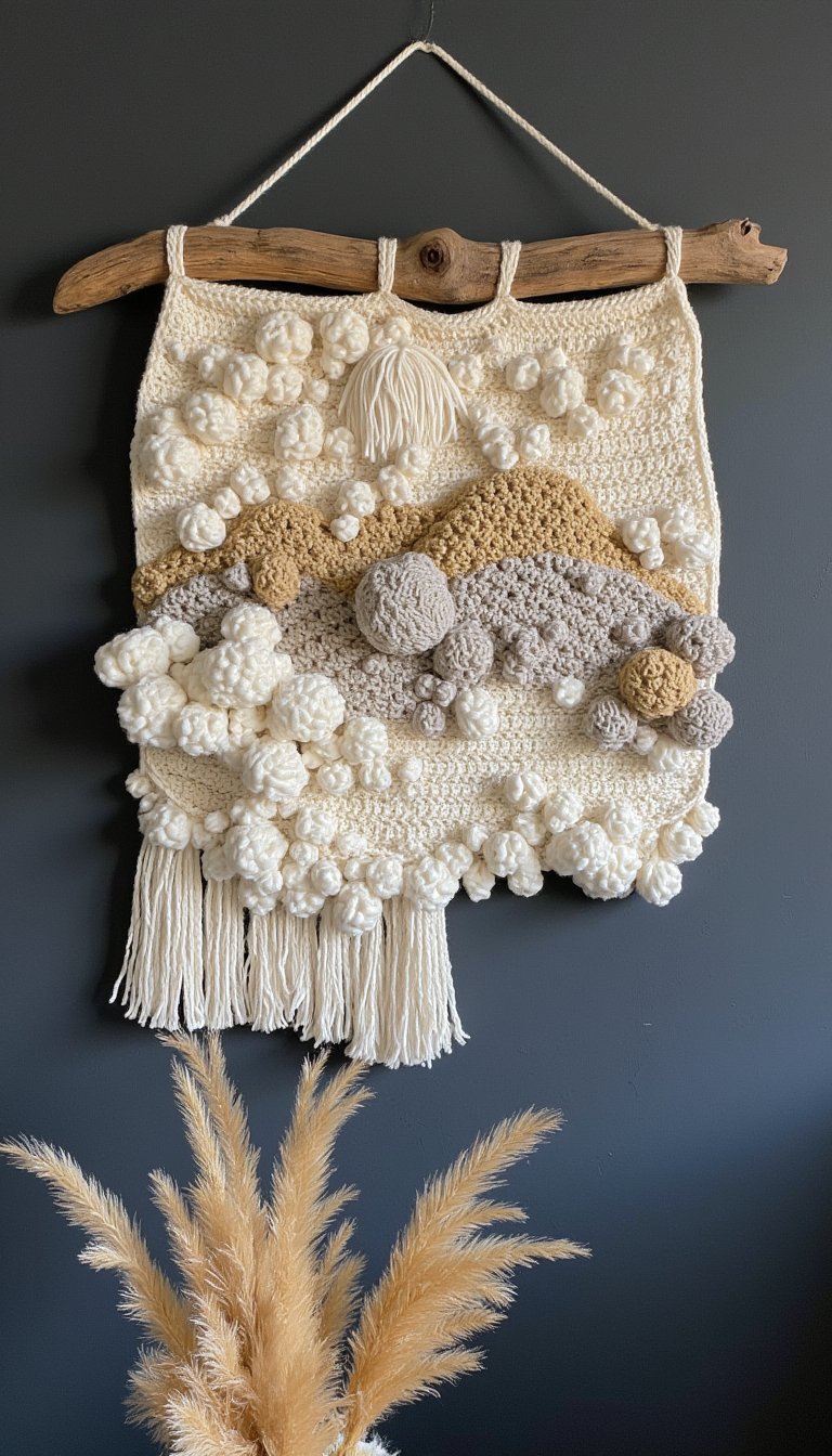 7. The Textured Wall Hanging