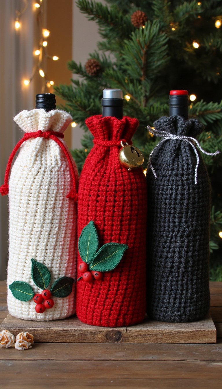 11. Wine Bottle Bags (The Hostess Gift Savior)