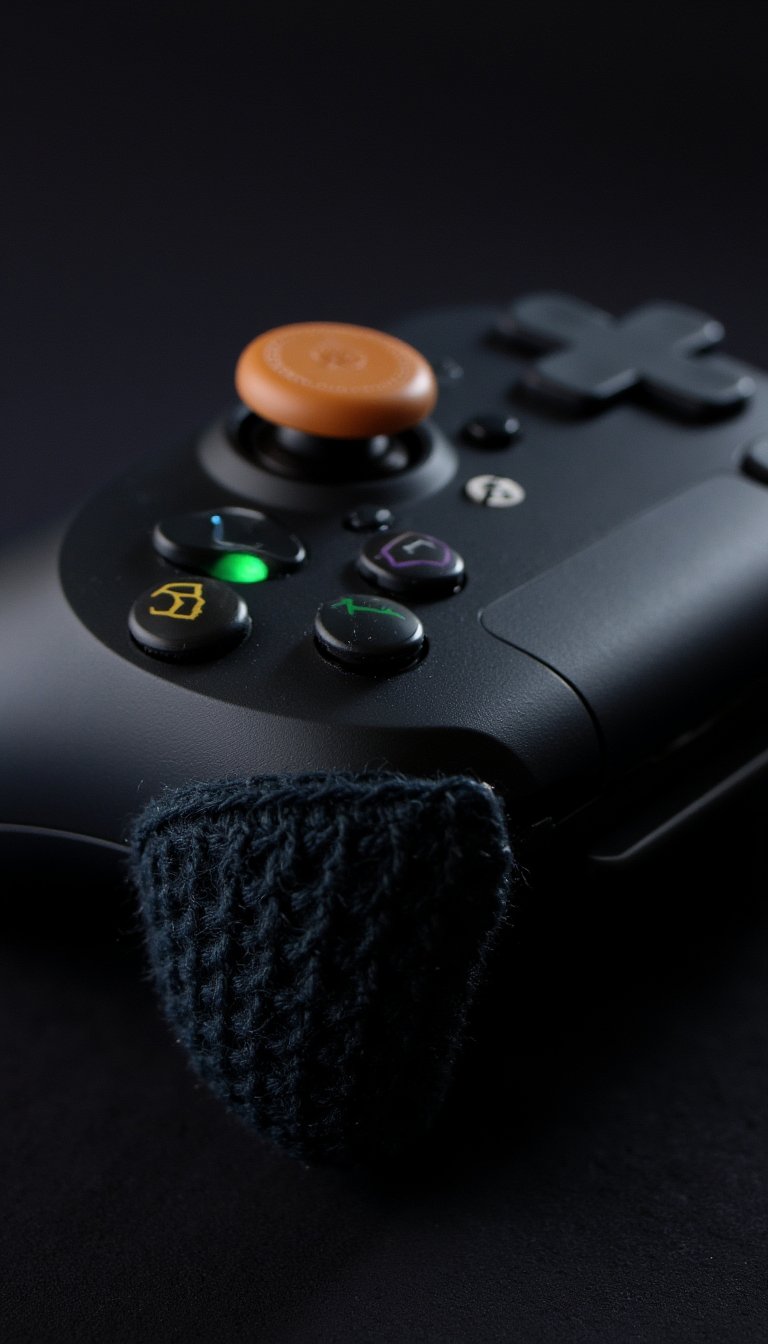3. Custom Controller Grips for His Gaming Console