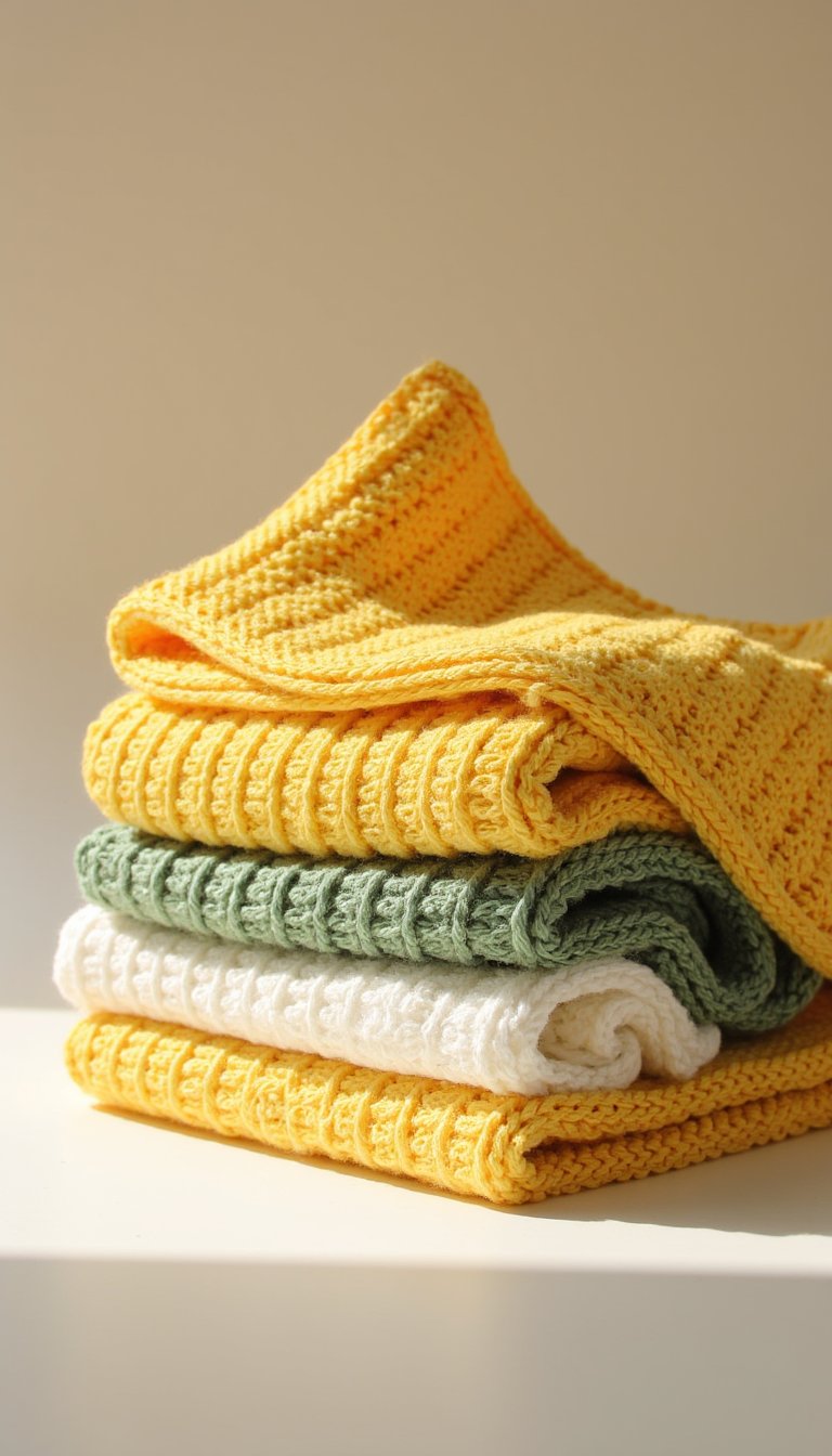 12. Dishcloths and Washcloths: The Humble Workhorse