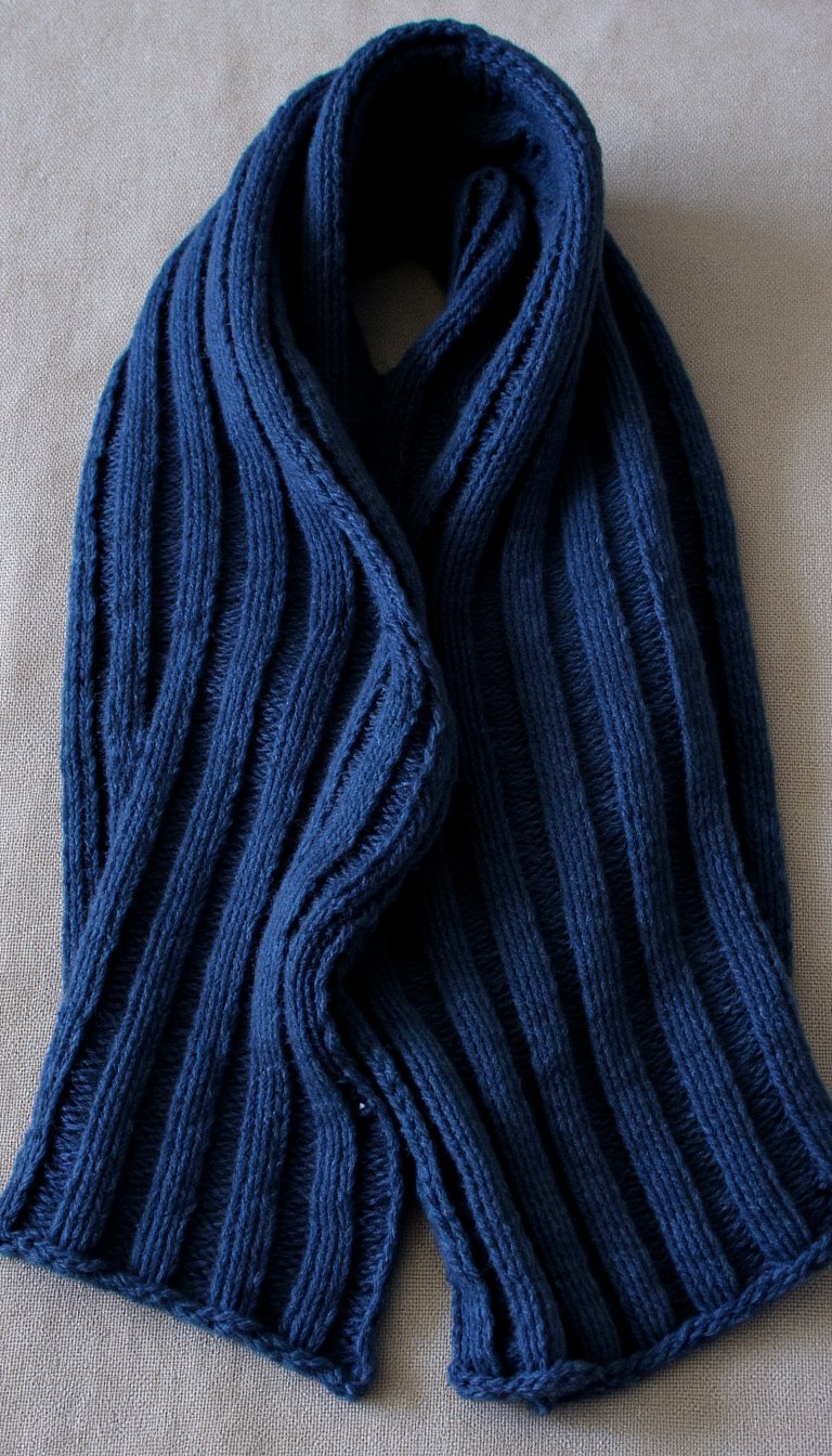 1. The Effortless Ribbed Scarf