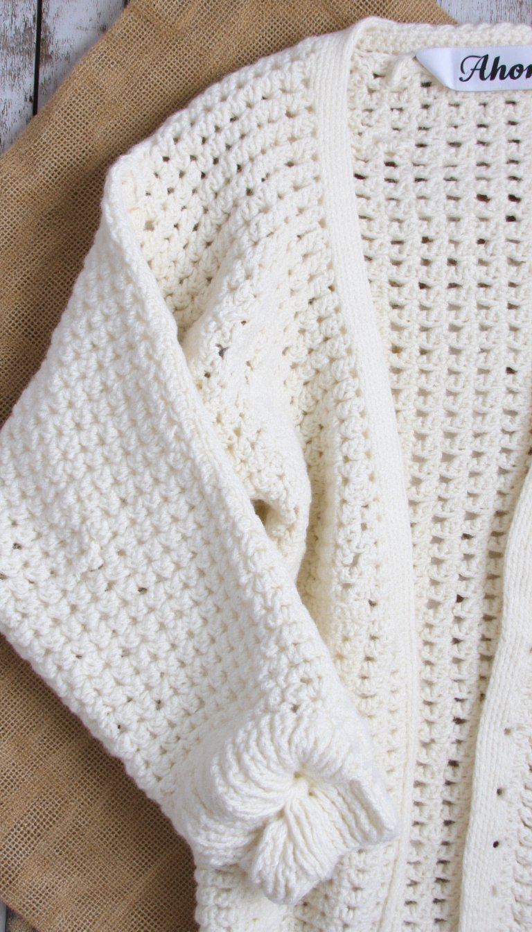 17. The Upcycled T-Shirt Yarn Cardigan