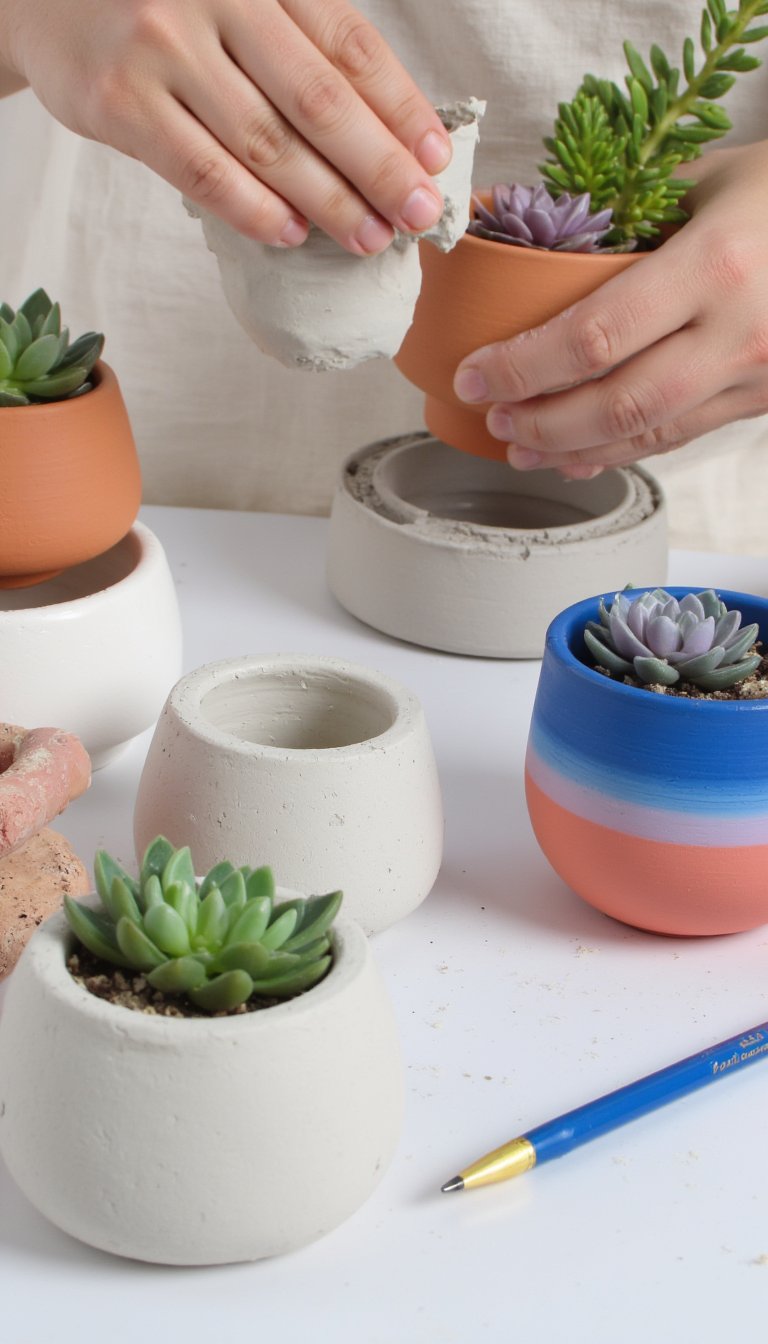 2. Mini Succulent Plant Pots