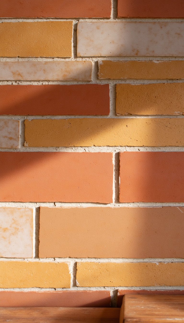 17. A Clay Tile Accent Wall or Backsplash