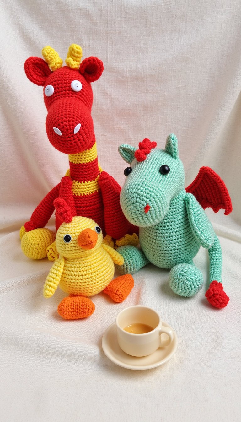 1. Whimsical Amigurumi Animals