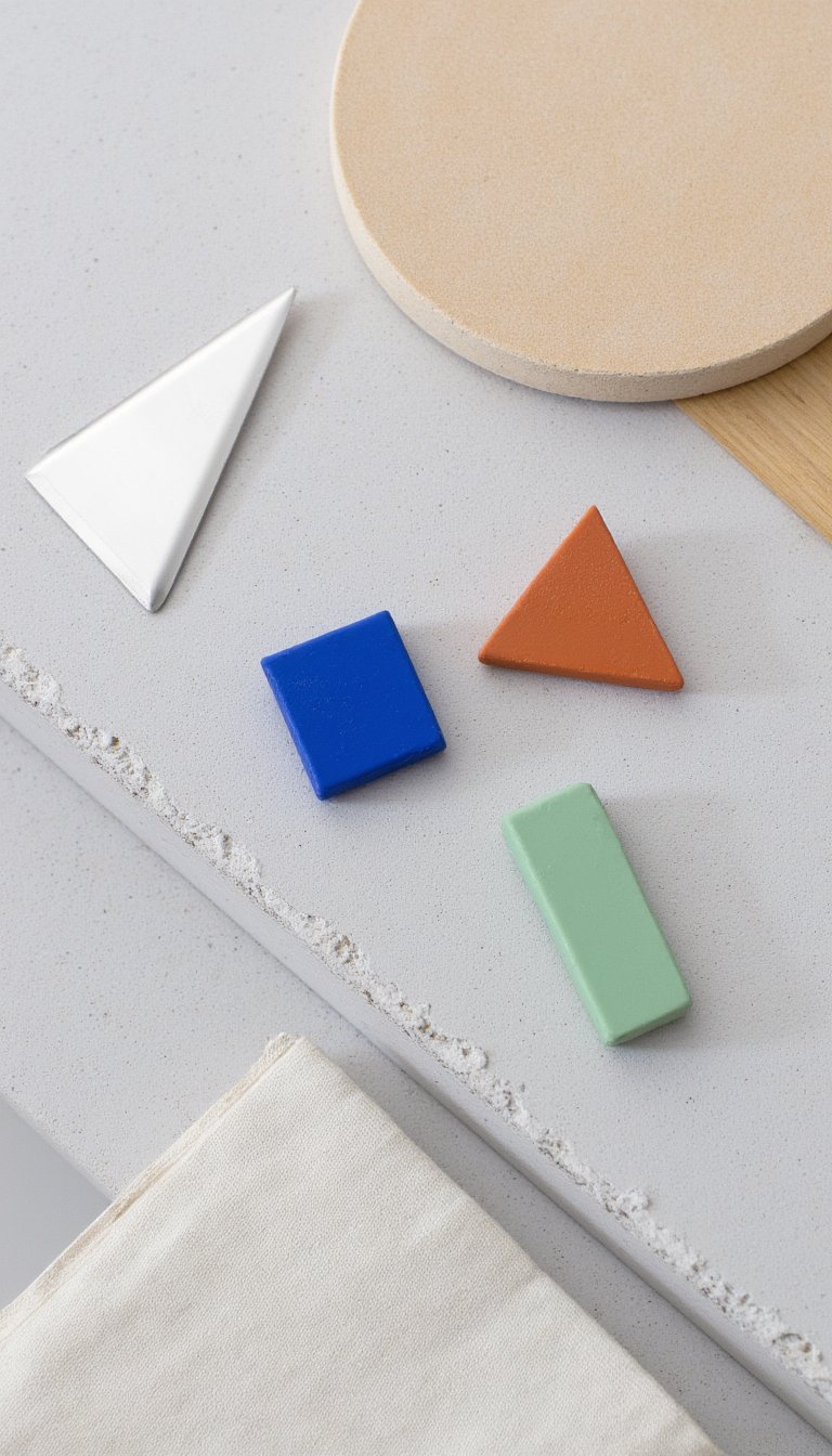 4. Minimalist Geometric Studs