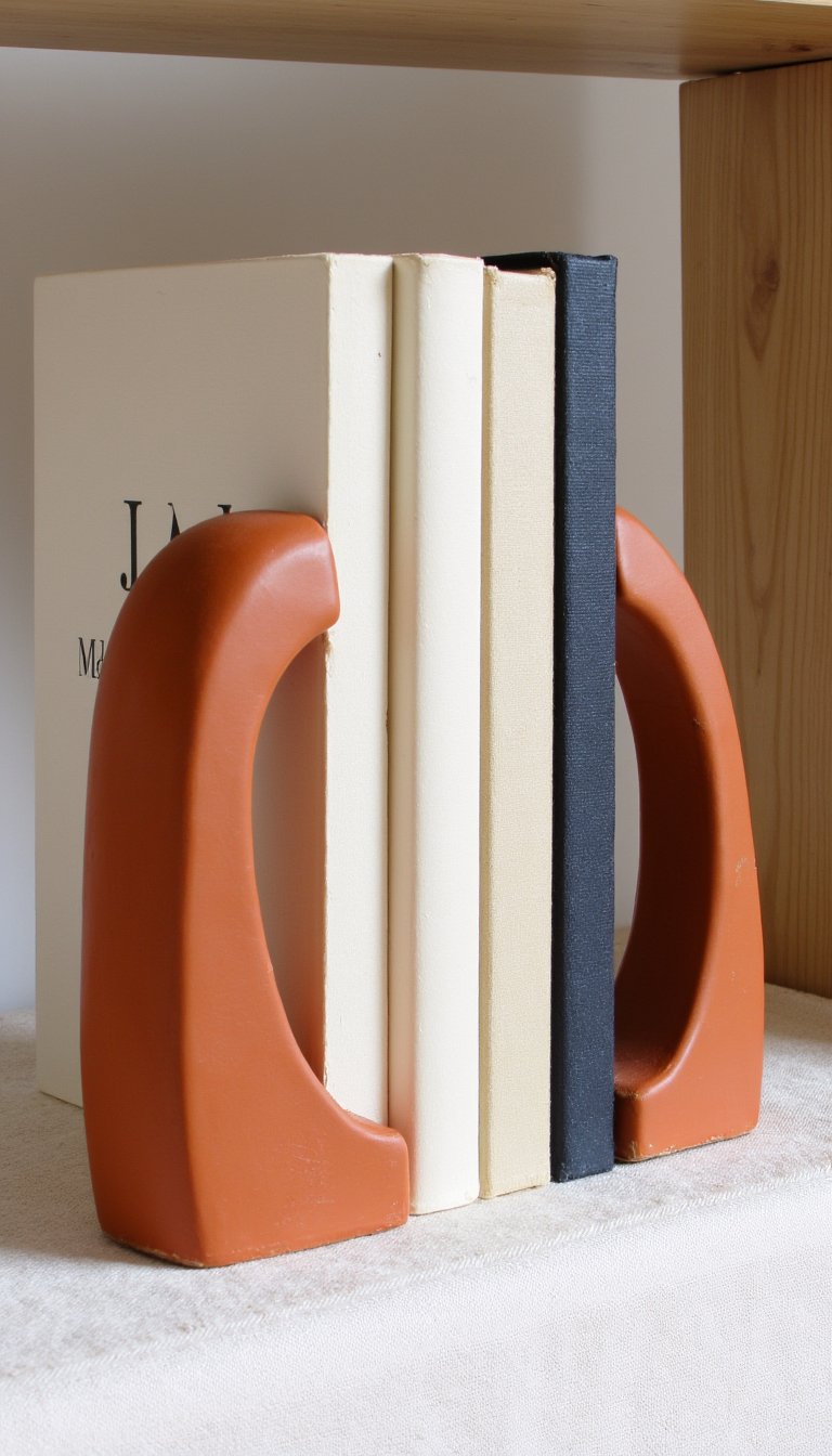 7. Curvy, Abstract Bookends