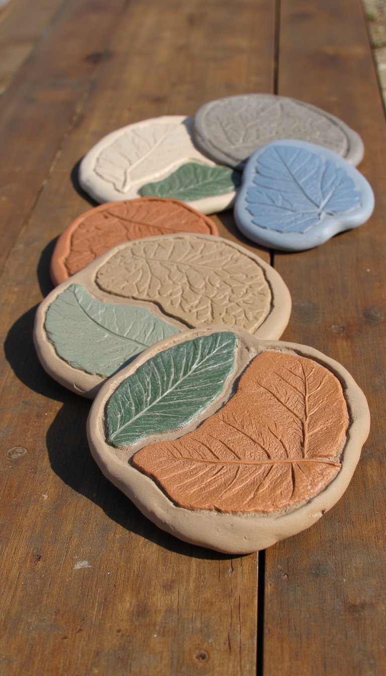 6. A Set of Botanical Coasters