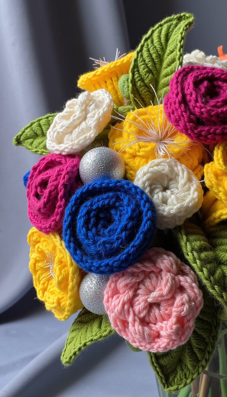23. Memory Yarn Scrap Bouquet