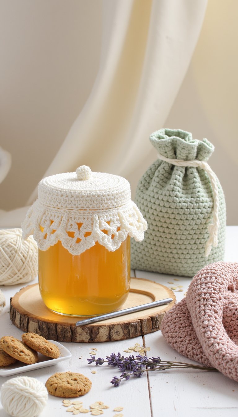 6. Elegant Jar Toppers & Gift Bags
