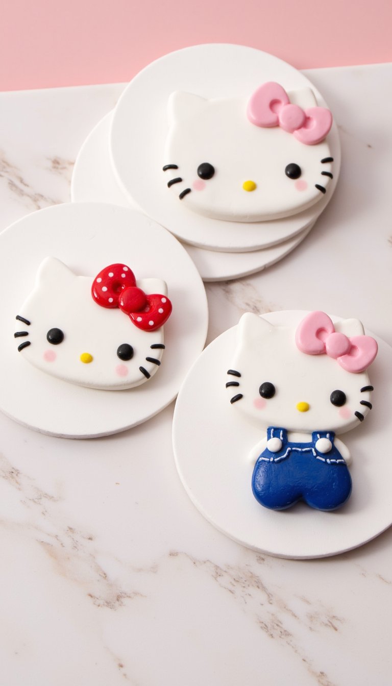5. Hello Kitty Coaster Set