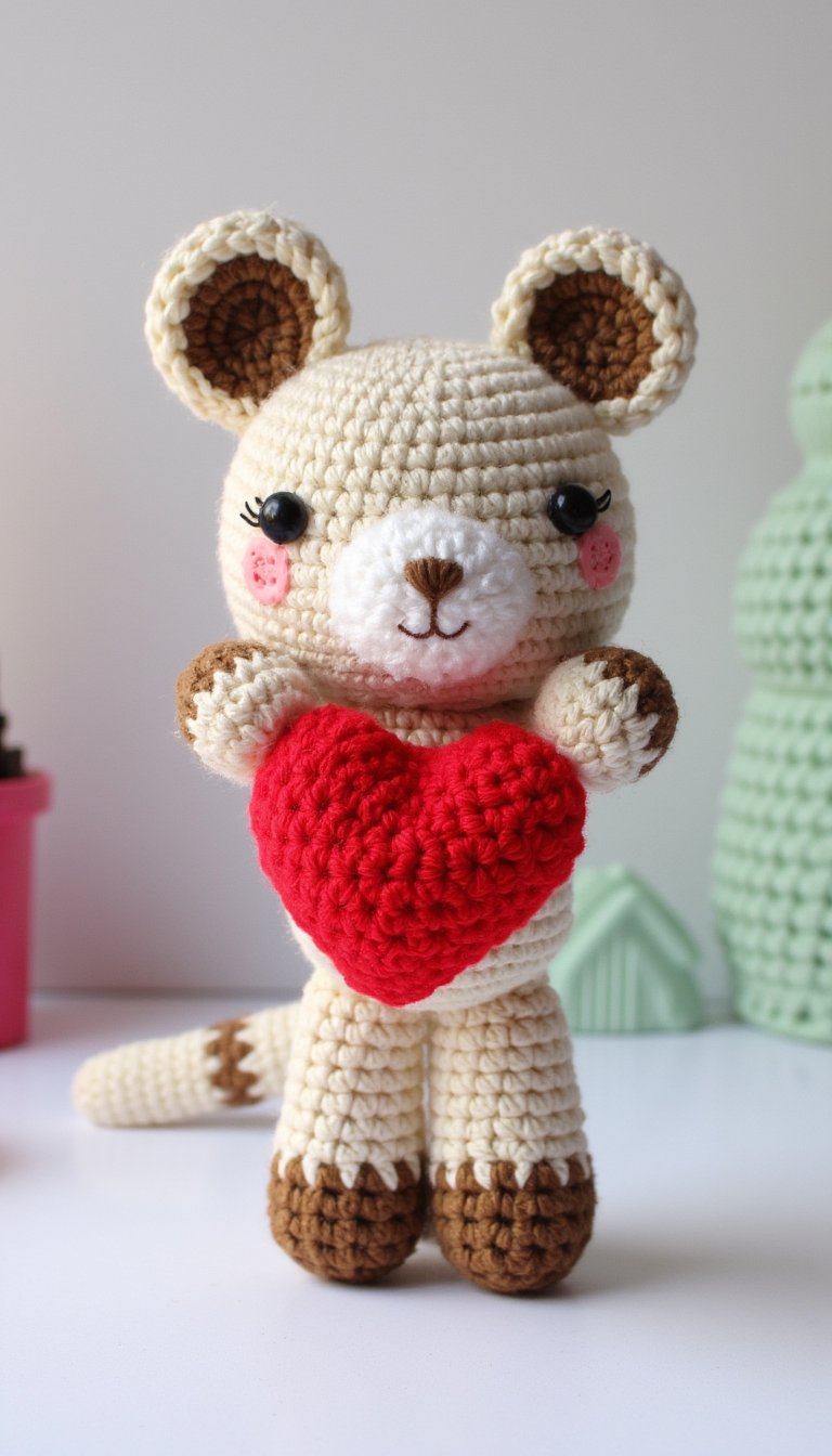 5. Tiny Amigurumi Heart