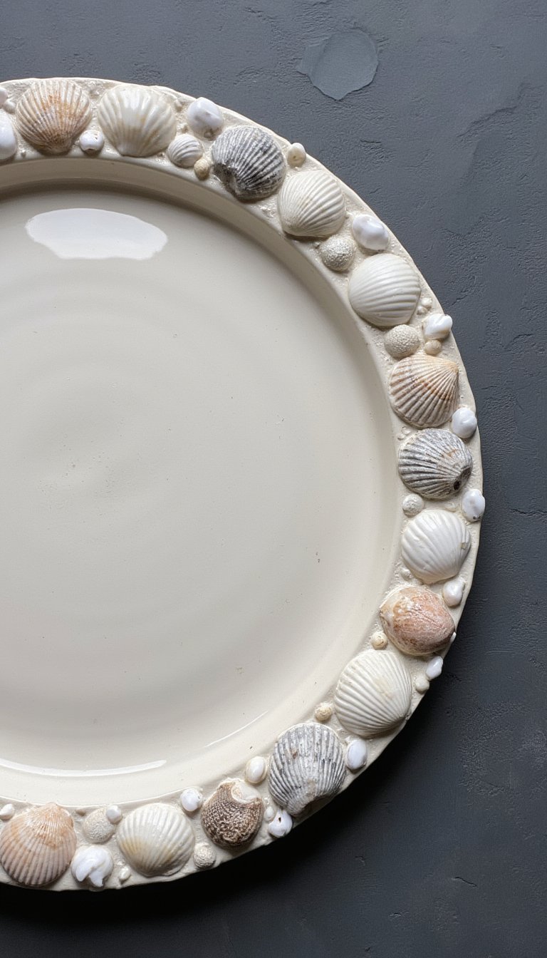 19. An Heirloom-Quality Shell Edge Serving Platter