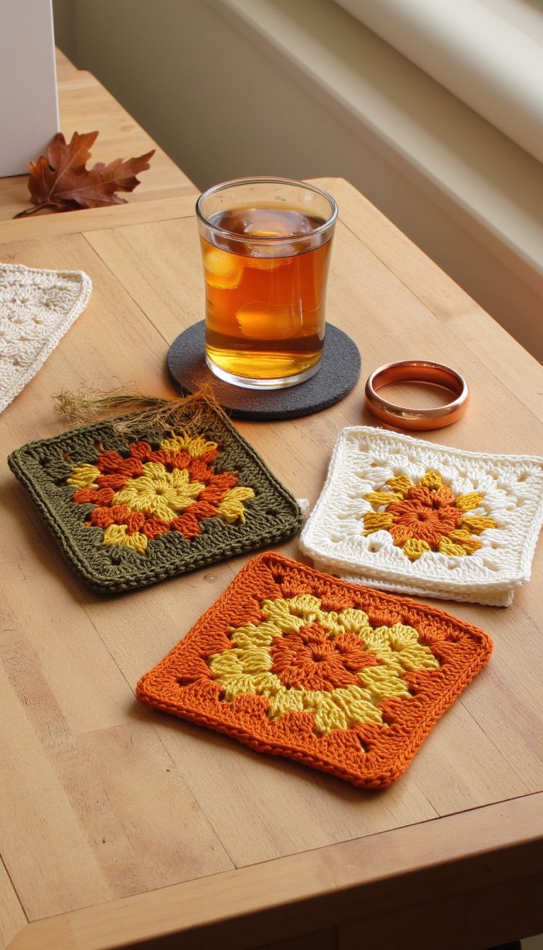 16. Festive Drink Coasters