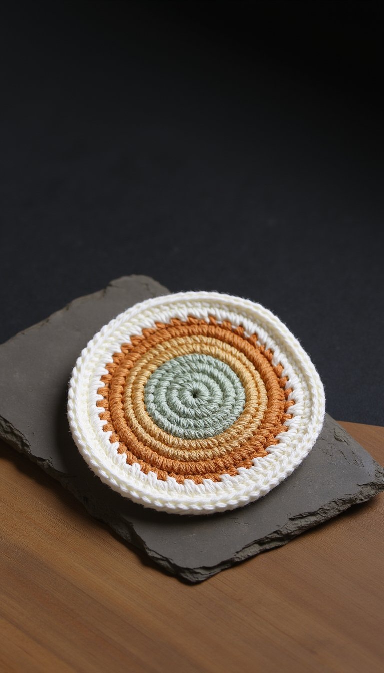 1. The Ultimate Simple Crochet Coaster