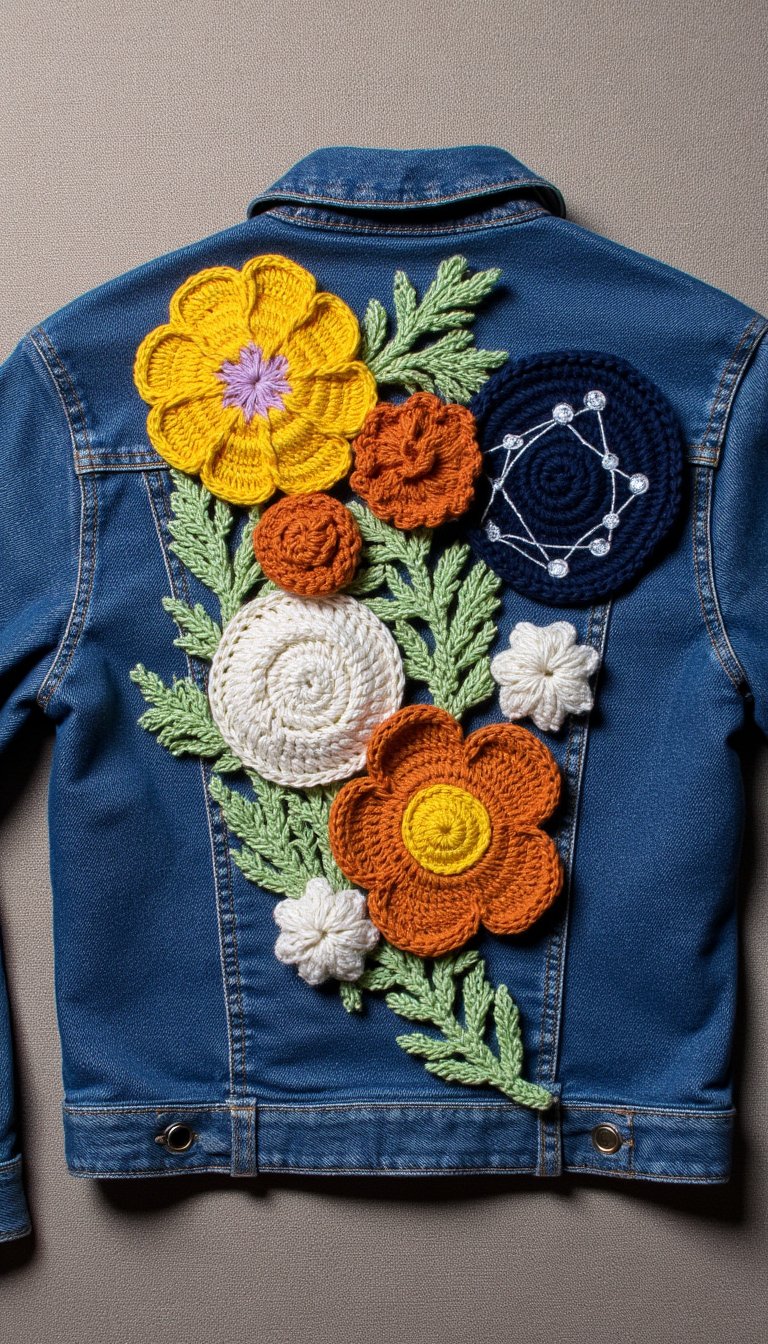 1. The Patchwork Denim Jacket Upgrade