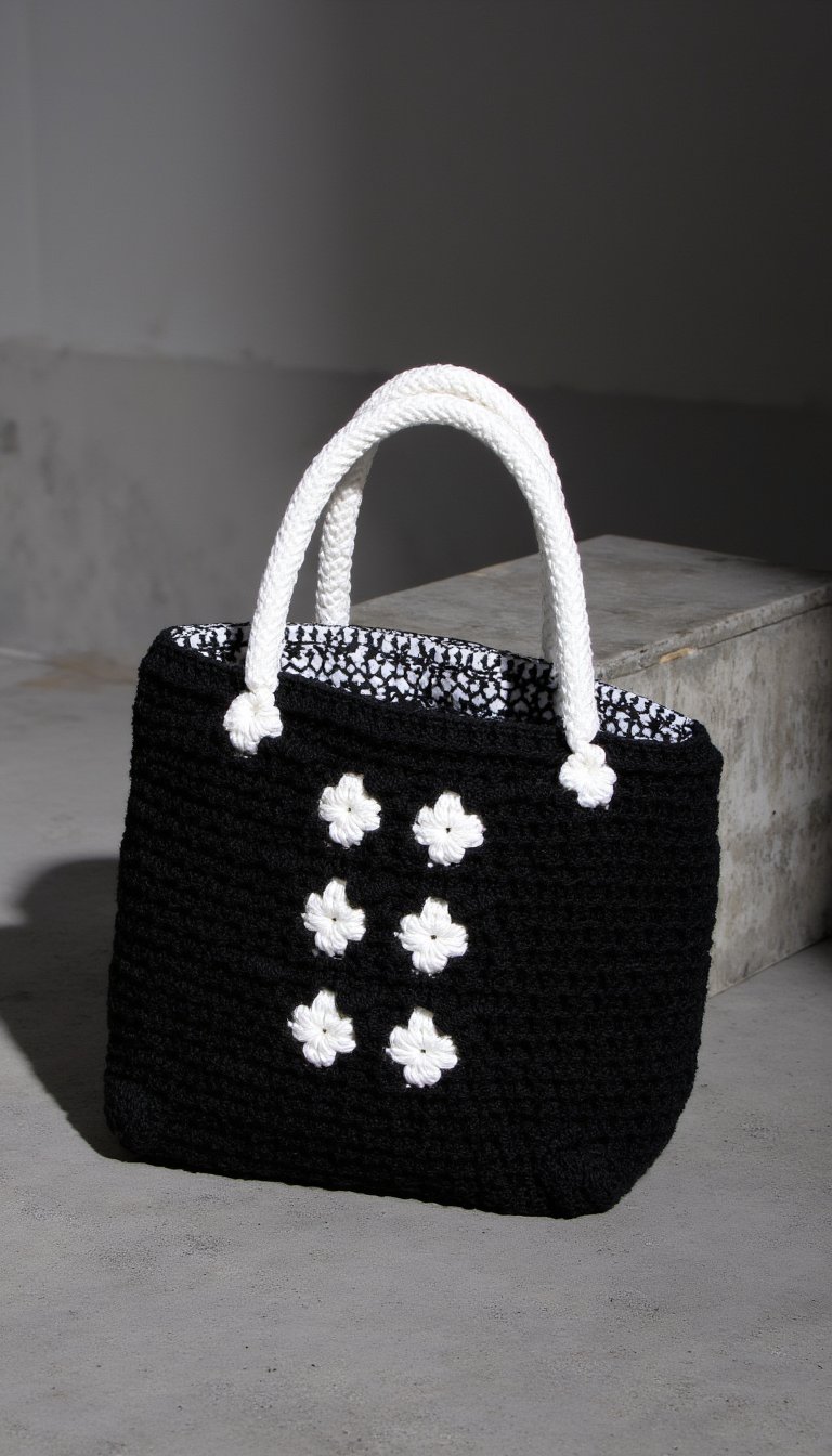 4. The Chic Basketweave Tote Bag