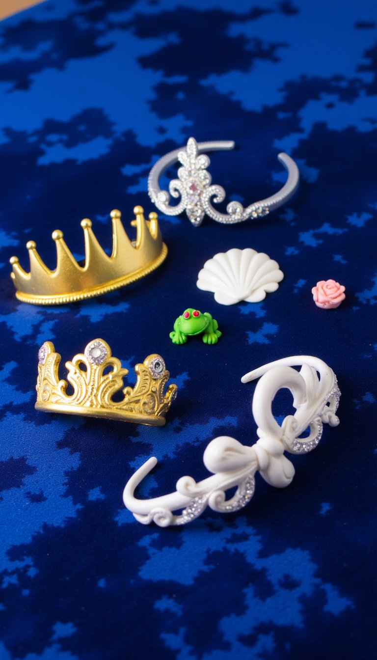 12. DIY Disney Princess Tiara Set