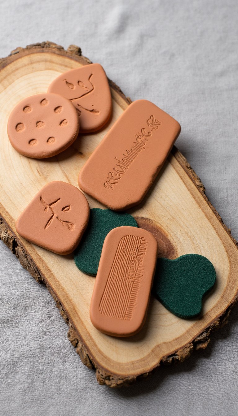 23. Patterned Clay Tiles