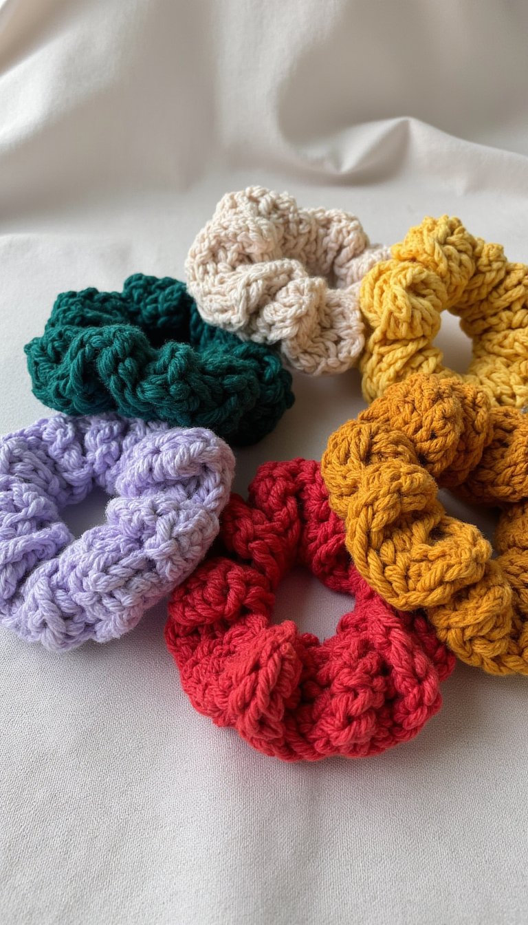 2. Effortless Yarn Scrunchies