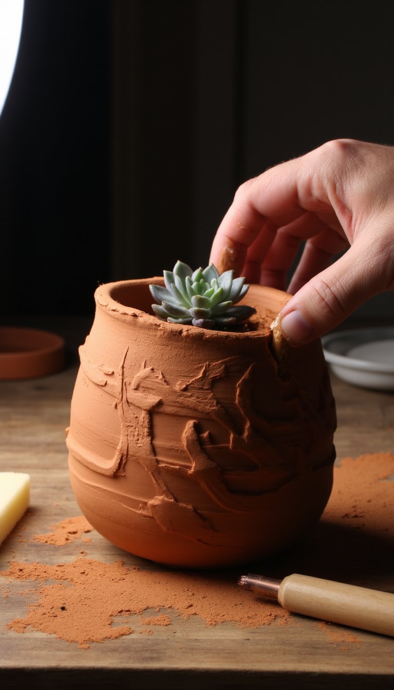 2. A Textured Planter for Your Plant Baby