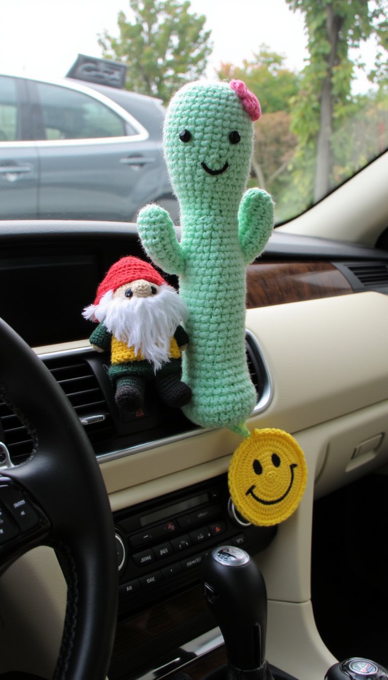 8. Amigurumi... For Your Car