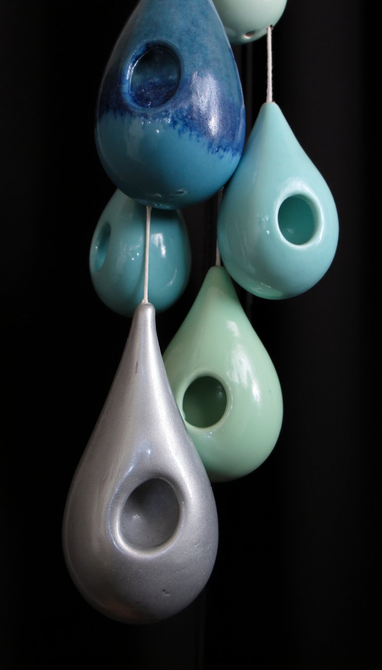 7. Decorative Hanging Raindrops