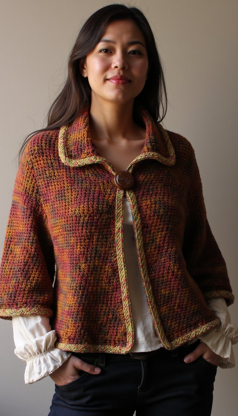 11. An Elegant Capelet or Cocoon