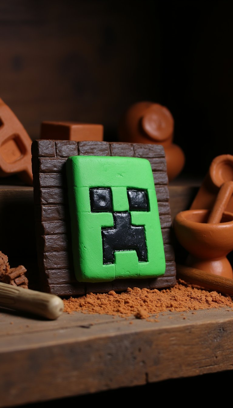 3. The Creeper Face Wall Plaque