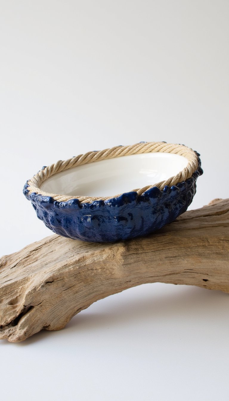 20. Nautical Rope-Edge Tray